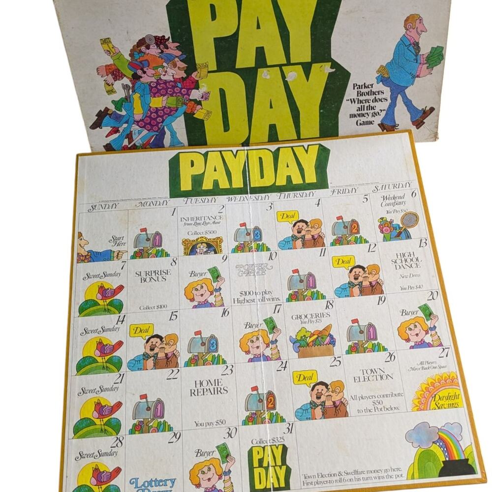 Payday‎ 1975 vintage Board game
